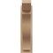 Ekena Millwork 5 1/2-in W x 14-in D x 22-in H Funston Slat Rough Cedar Woodgrain TimberThane Outlooker, Primed Tan OUTUR055X14X22FST24RCPR - alternate 4